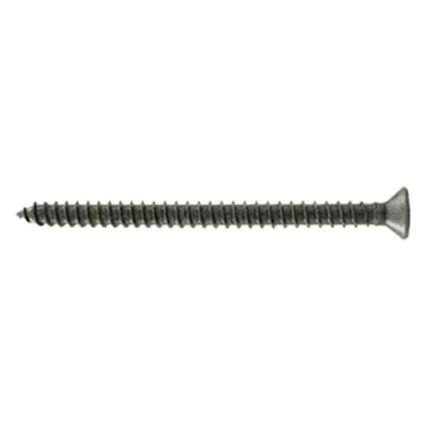 Dendesigns Wood Screw, #9, 2-1/2 in, Nickel Steel DE1484271 - main